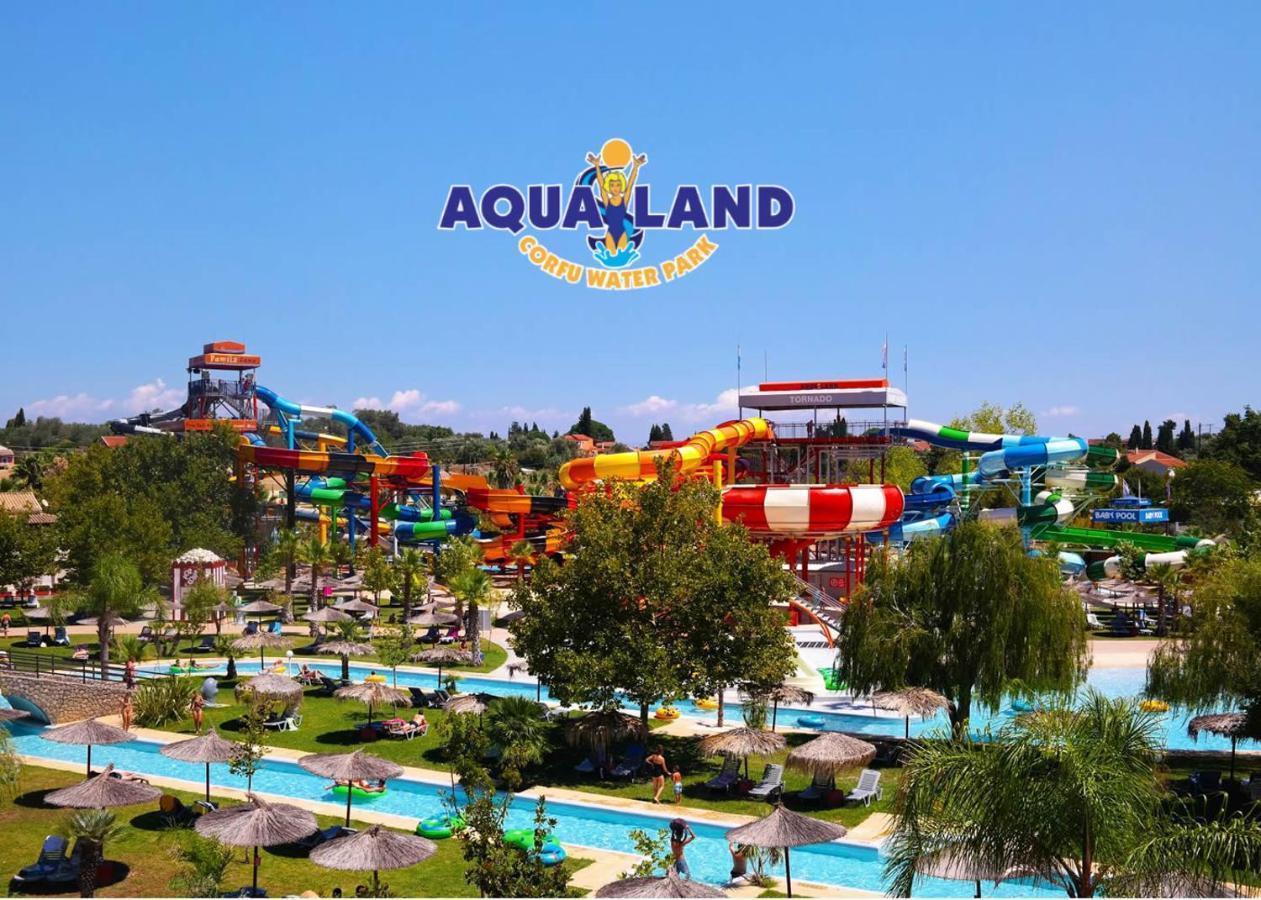 Cozy Corfu Bungalow 5 Minutes To Aqualand Ájosz Joánisz Kültér fotó