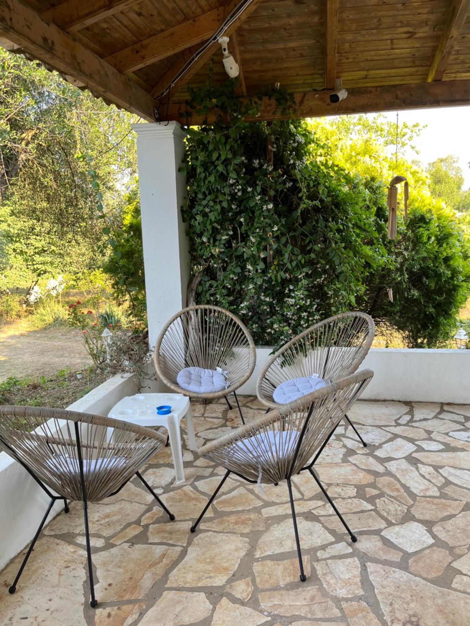 Cozy Corfu Bungalow 5 Minutes To Aqualand Ájosz Joánisz Kültér fotó